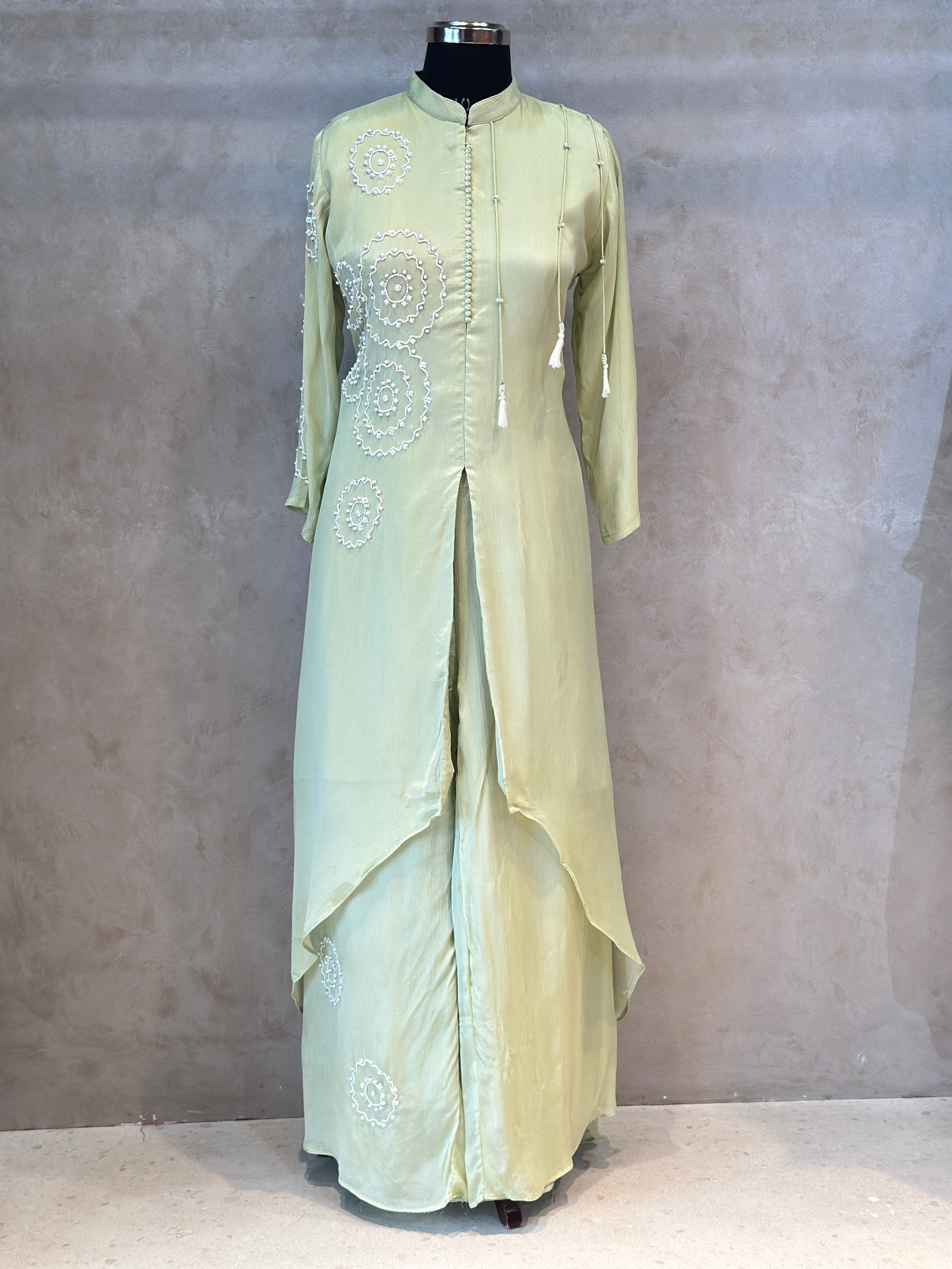 PURE CHINON HANDWORK CORD SET