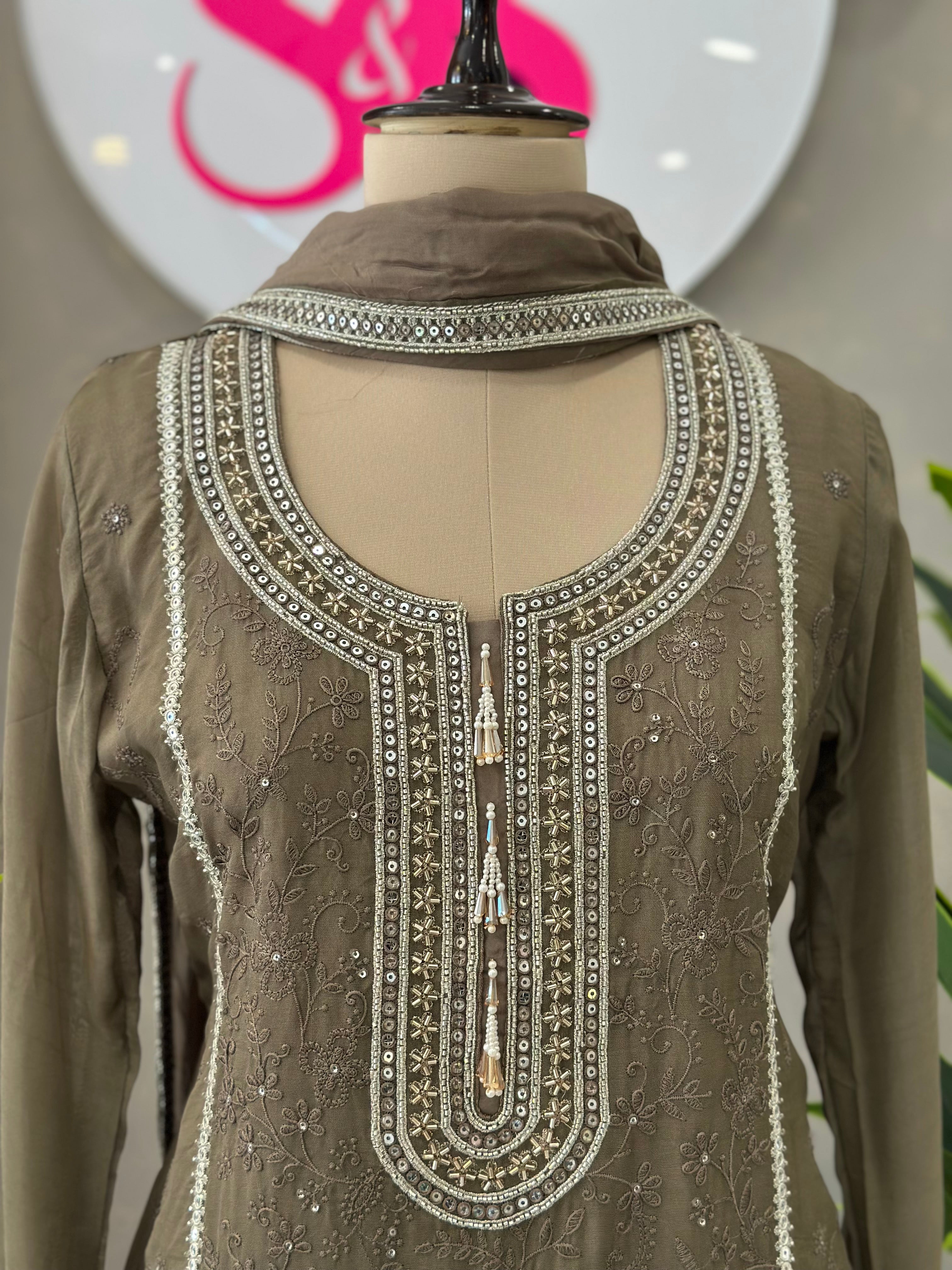 Handwork Sharara Set