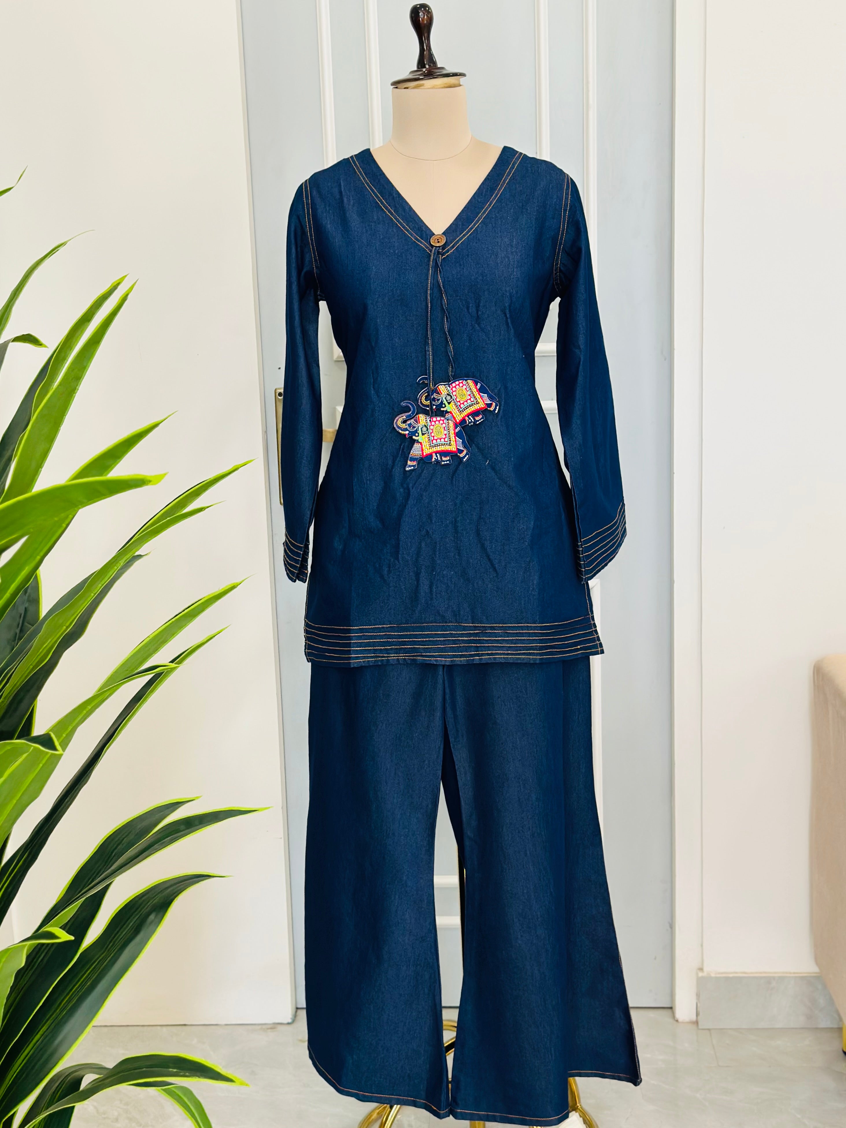 Classy Denim Co-ord Set