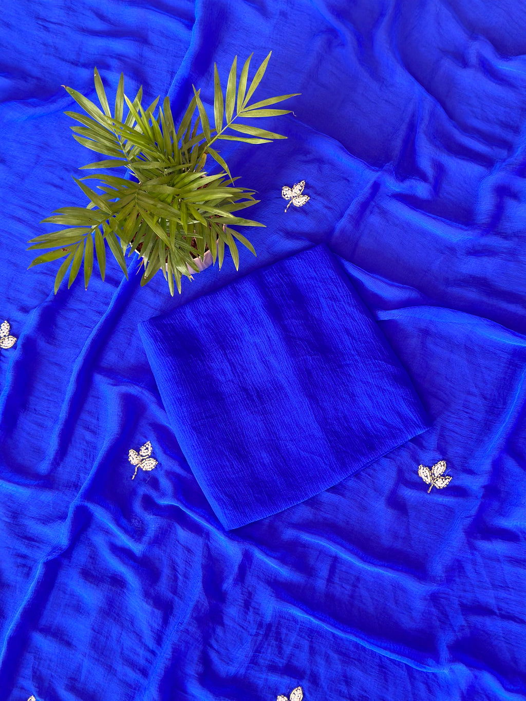 Designer Pearl Work Saree