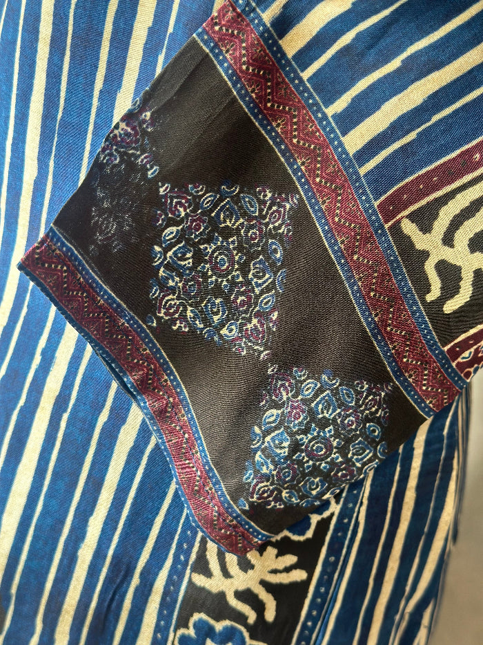 Pure Crepe Kurta Set With Dupatta