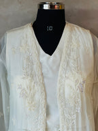 PEARL HANDWOK PLAZO SET