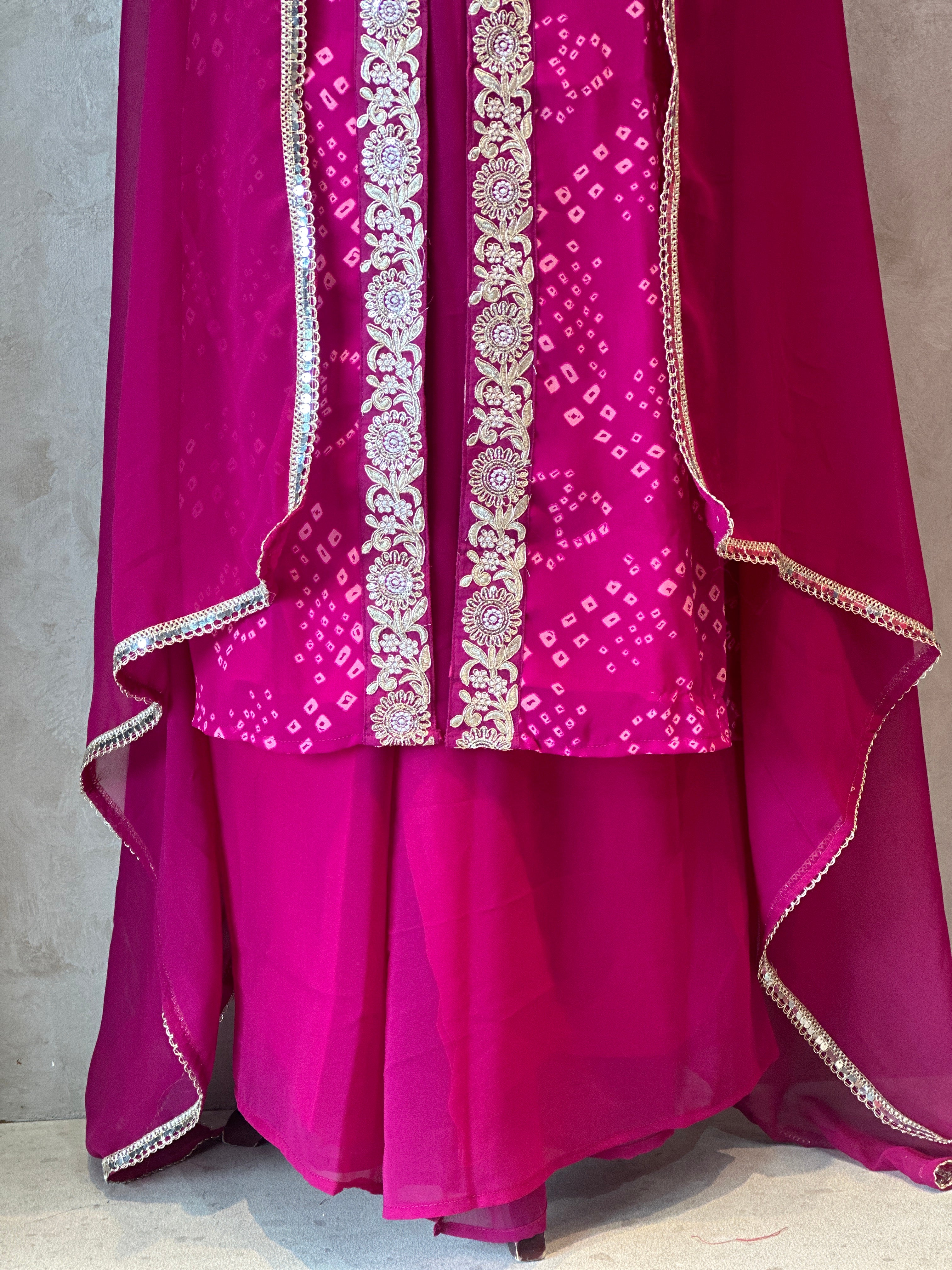 BEAUTIFUL BHANDEJ SPECIAL PLAZO SET