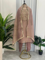 Pearl & Zardozi Work Straight Kurta Set