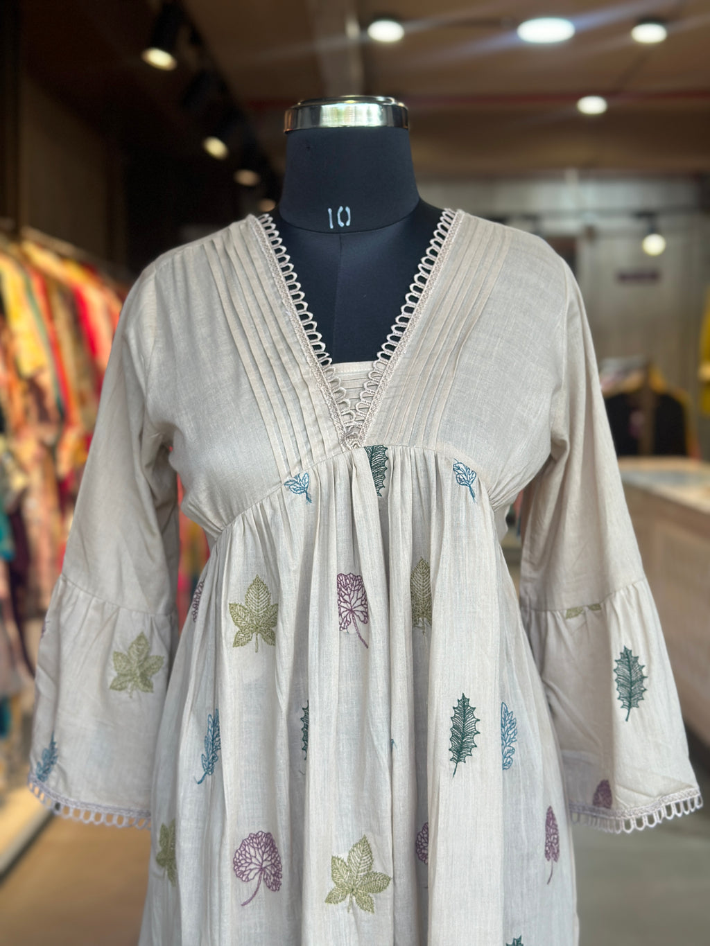 ONE PIECE EMBROIDERED GOWN