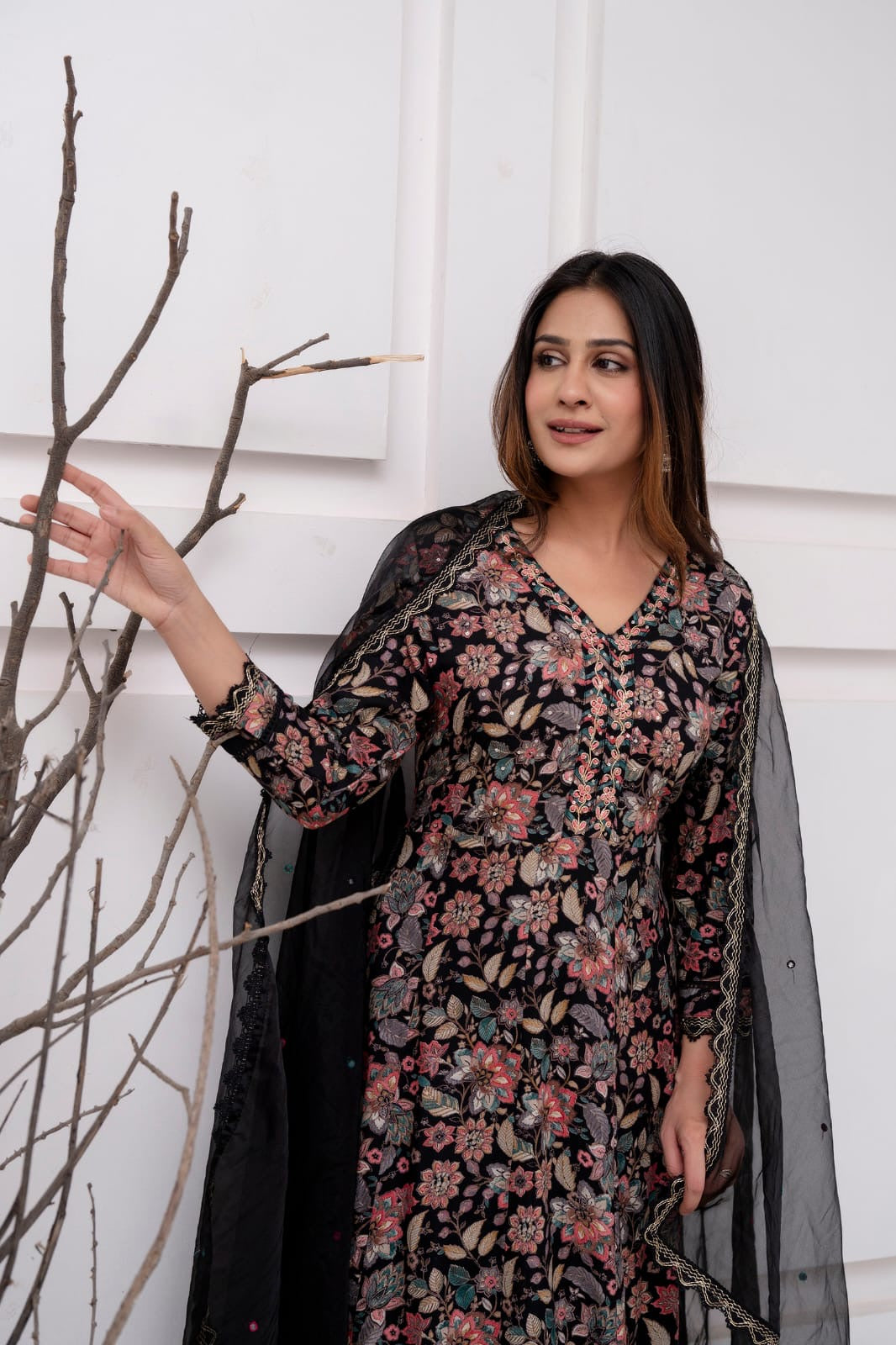 Three Piece Anarkali Suit