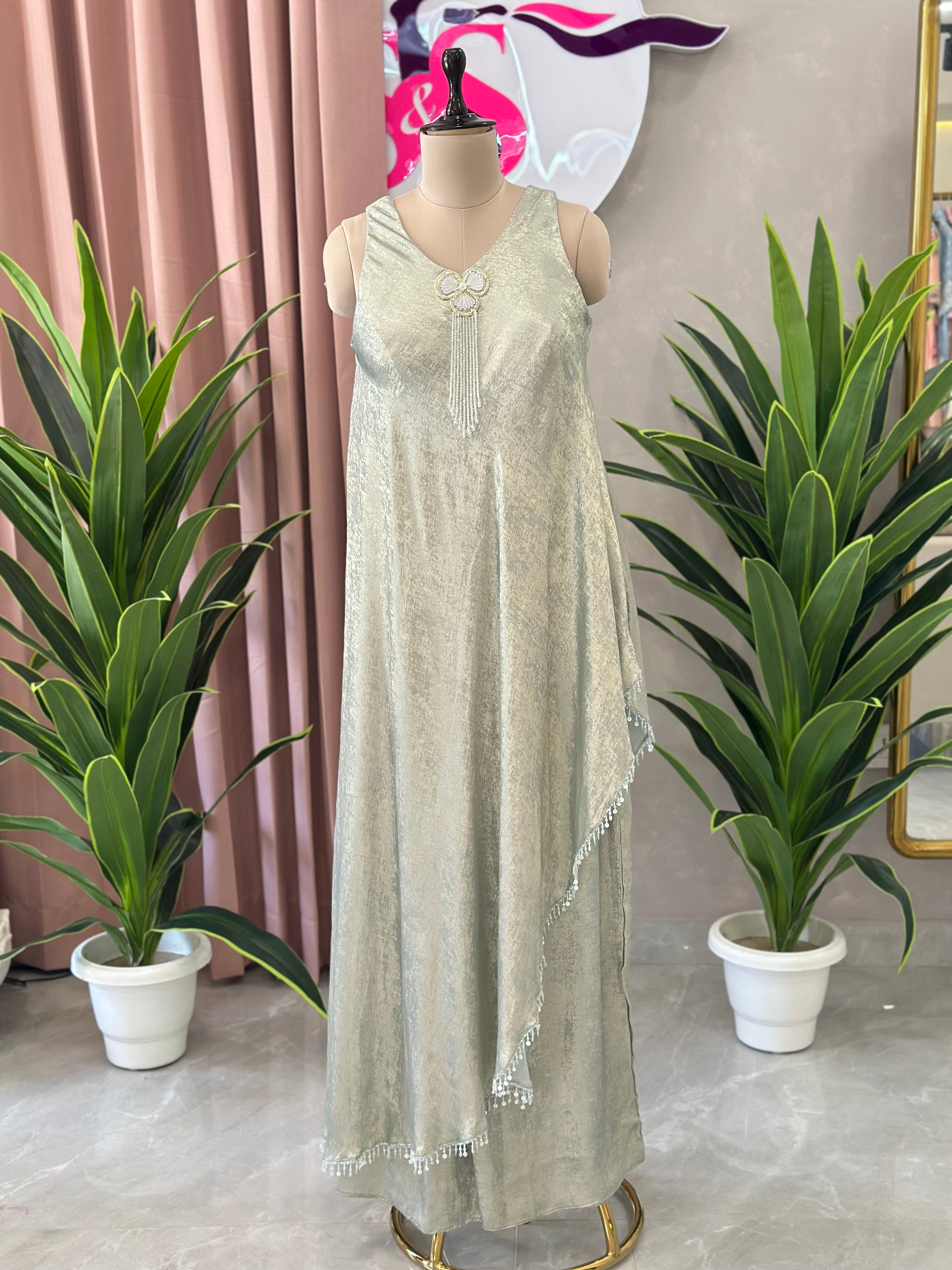 Classy Handwork Indo-western Set