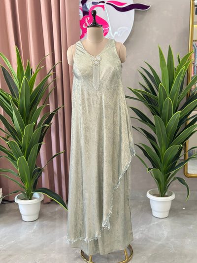 Classy Handwork Indo-western Set