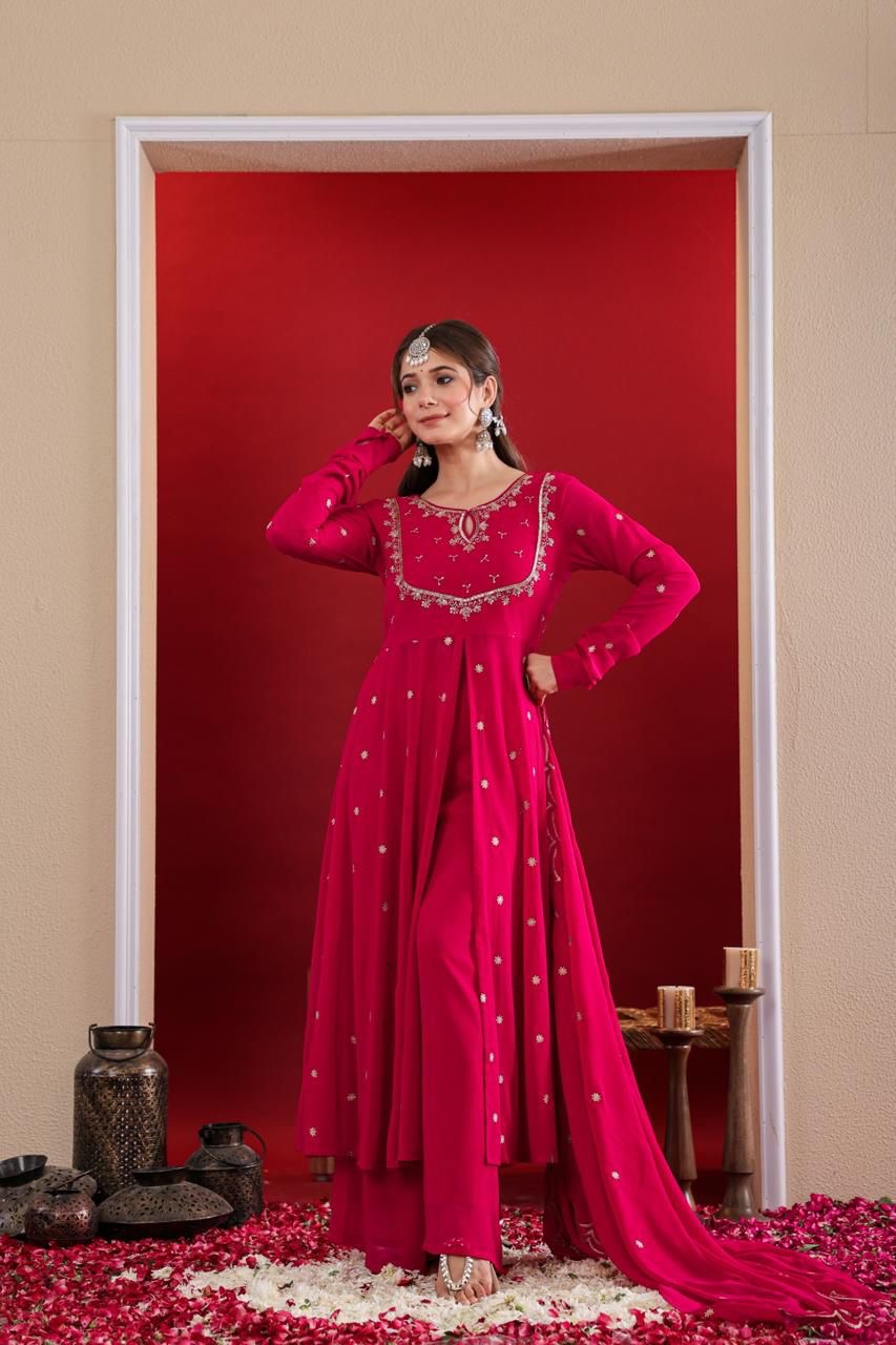KARWACHOUTH SPECIAL BEAUTIFUL ANARKALI SUIT