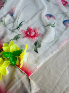 PREMIUM FLORAL HANDWORK SAREE