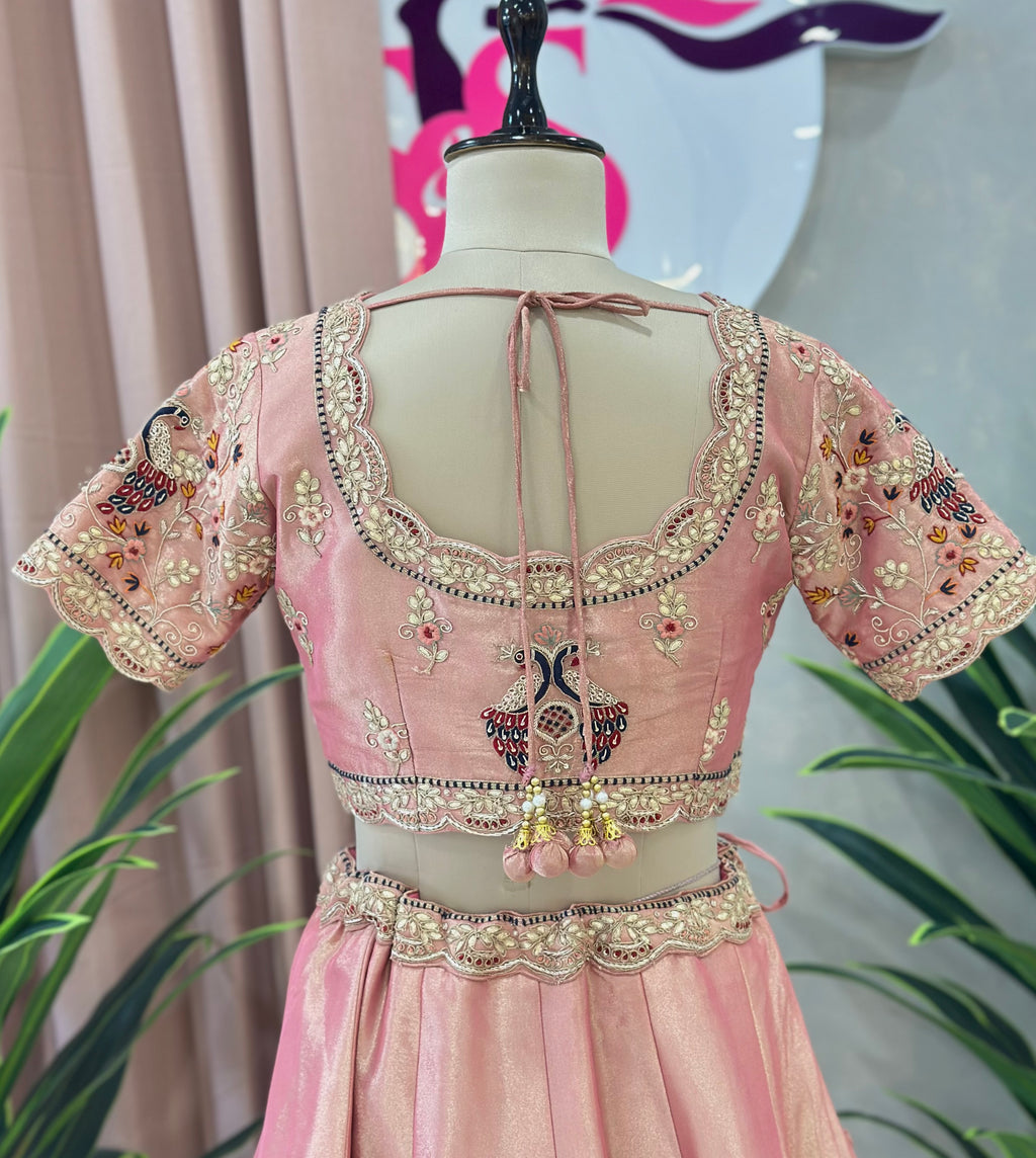 Elegant Handwork Lehenga Set with Beautiful Handwork Dupatta