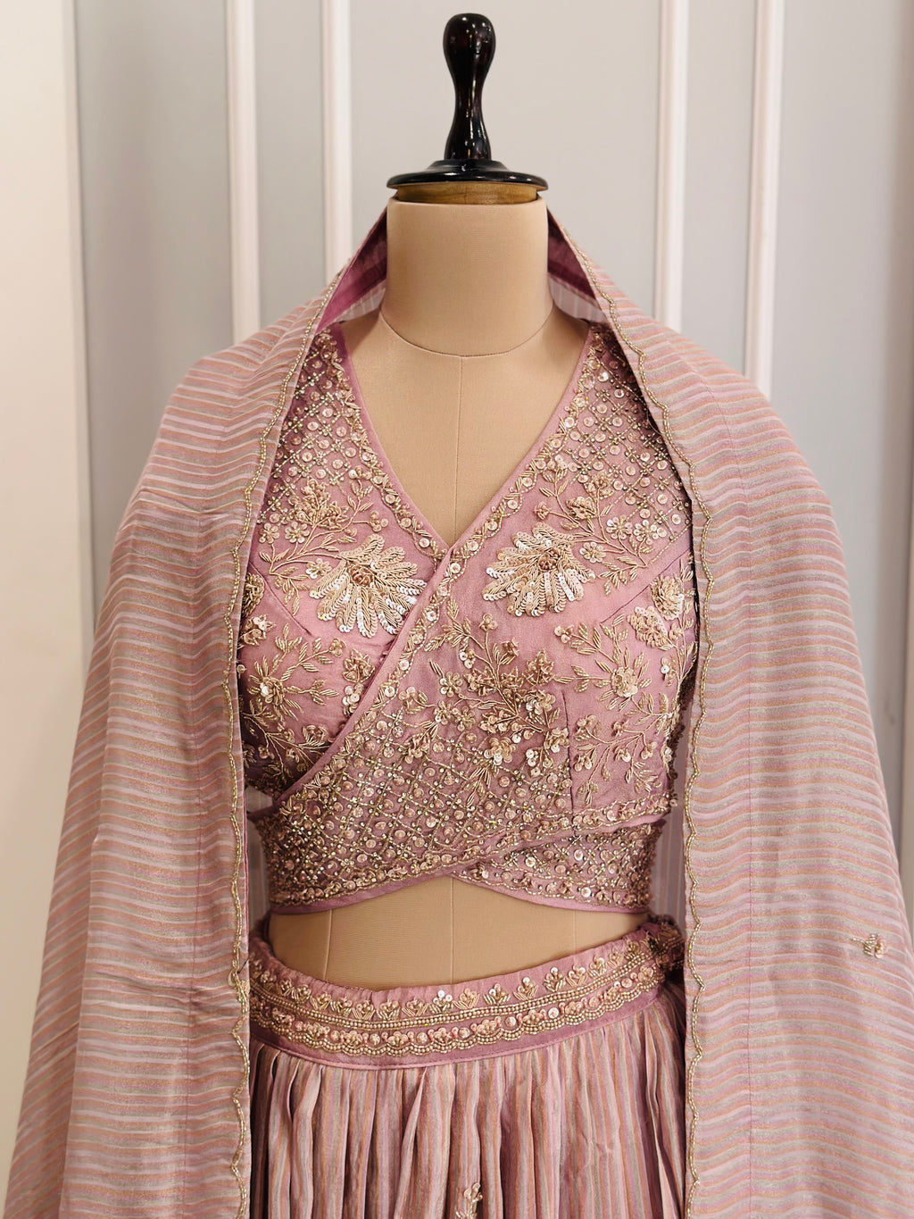 Premium Handwork Indo Fusion Lehnga Set
