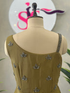 Designer Gown with Beautiful Handwork