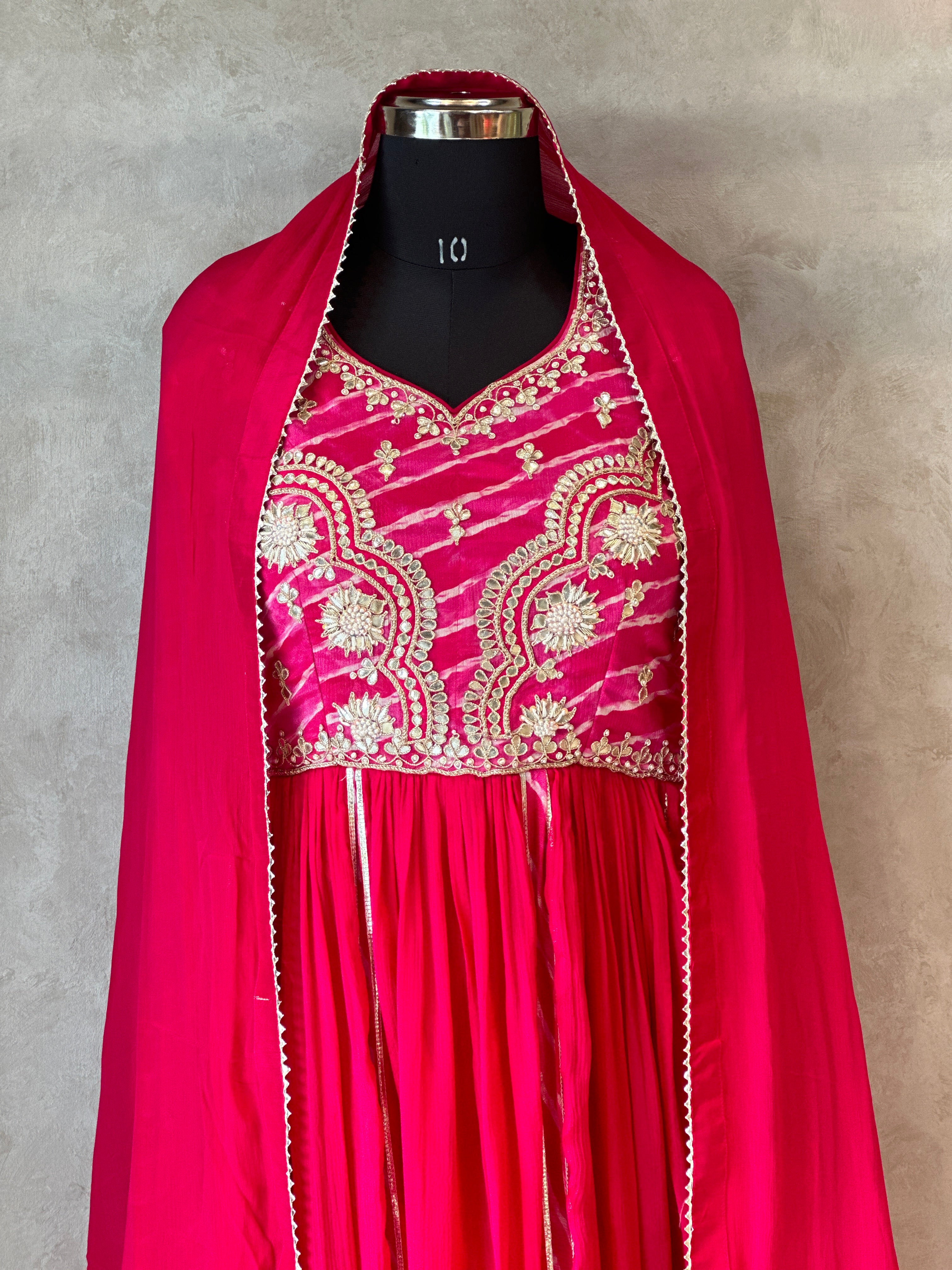 BRIDE SPECIAL LAHARIYA HANDWORK SUIT