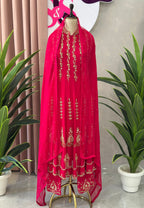Festive Elegance Handwork Anarkali Set