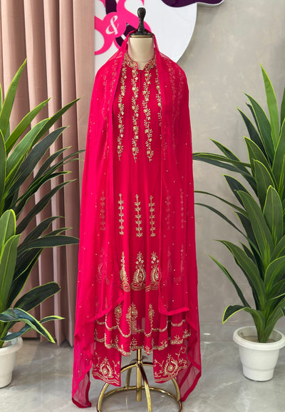 Festive Elegance Handwork Anarkali Set