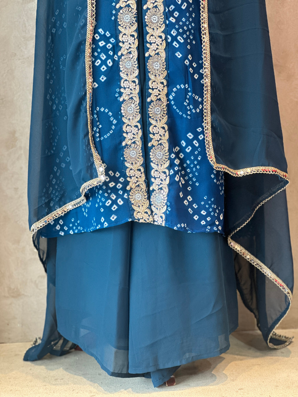 BEAUTIFUL BHANDEJ SPECIAL PLAZO SET