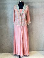 PREMIUM HANDWORK PLAZO SET
