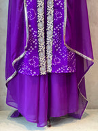 BEAUTIFUL BHANDEJ SPECIAL PLAZO SET