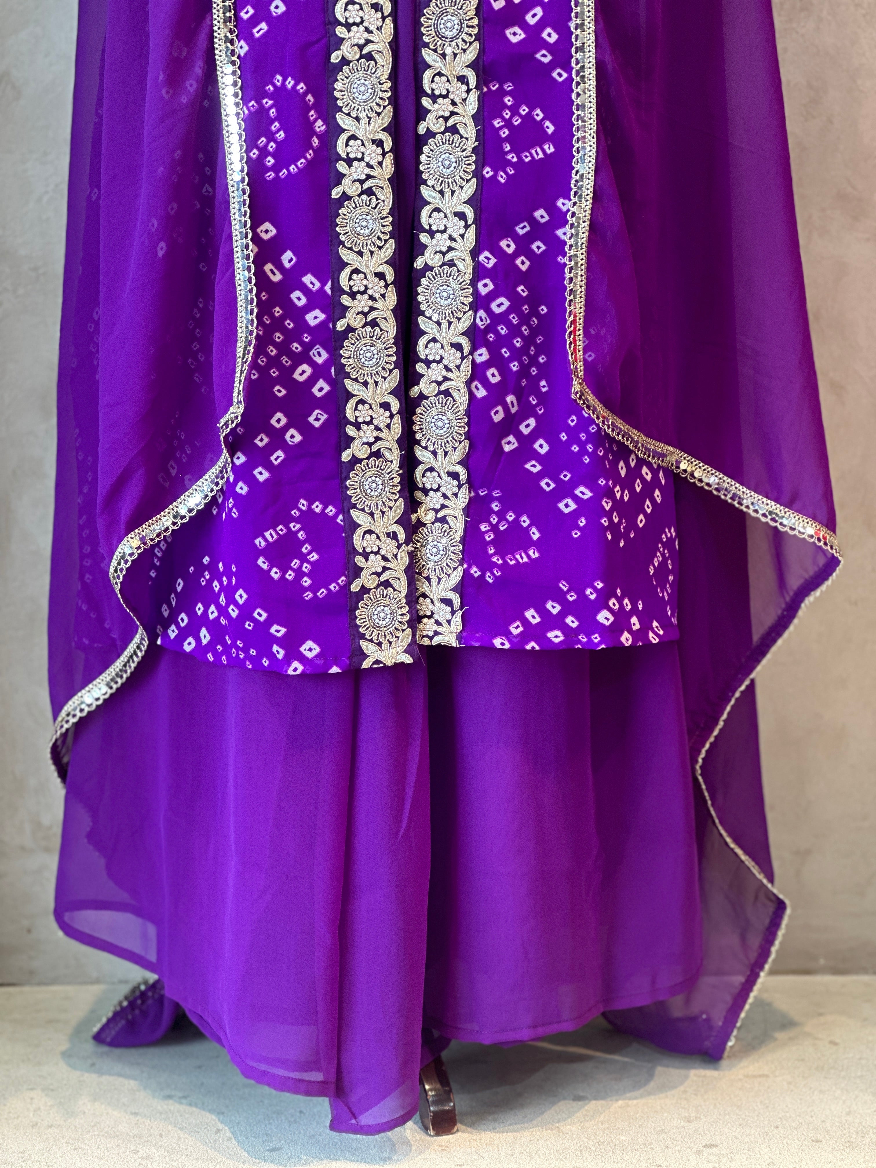 BEAUTIFUL BHANDEJ SPECIAL PLAZO SET