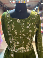 PURE CHINON INDO-FUSION GOWN