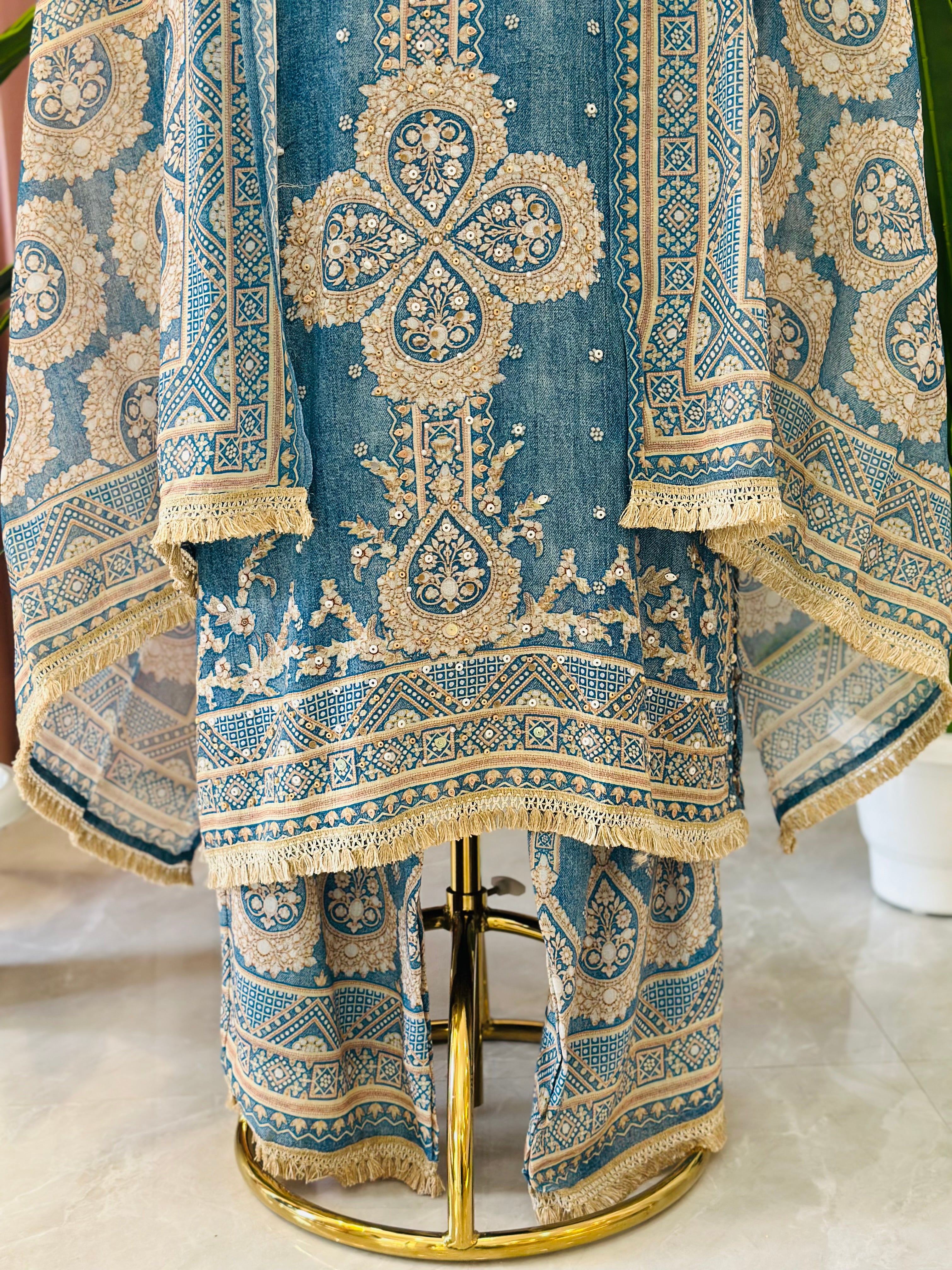 Premium Beads Handwork Suit Set