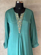 PURE CHINON HANDWORK SUIT
