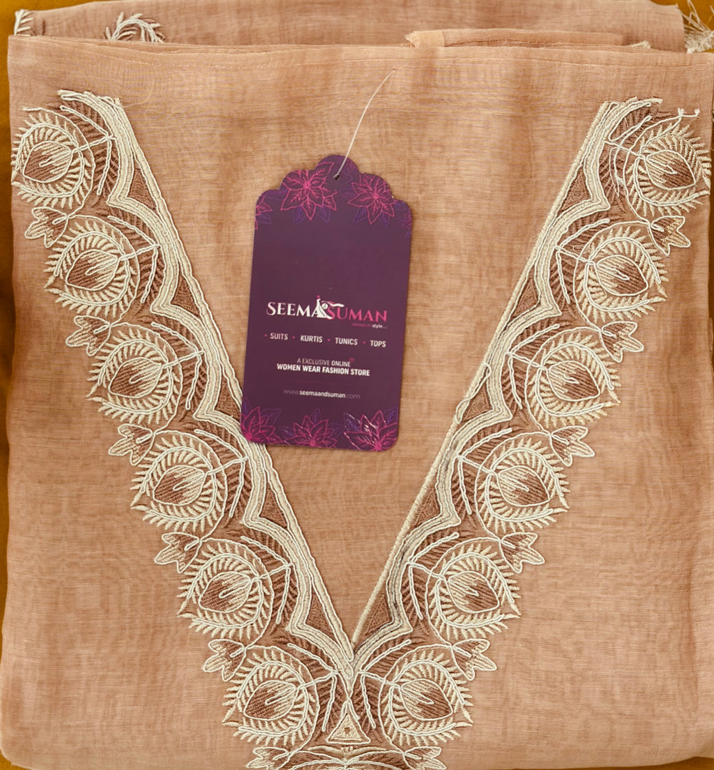 Elegant Festive Wear Unstitched Suit