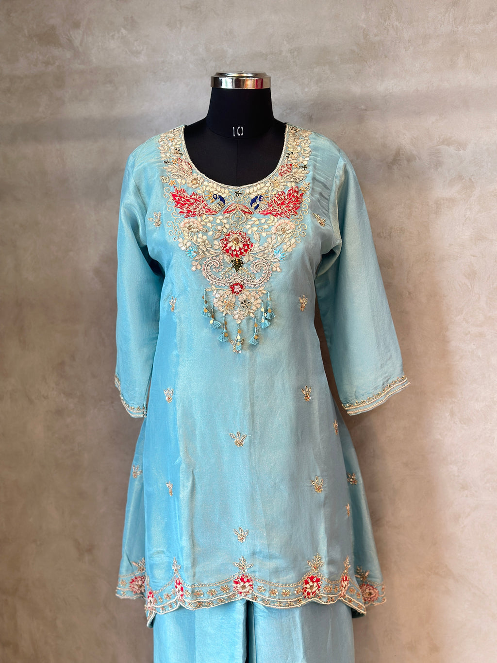 PREMIUM ZARDOSI HANDWORK SHORT ANARKALI