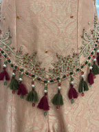 Royal Tassel Detail Indo-Western Set