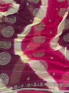 Premium Tie & Dye Chiffon Saree