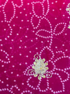OMBRÉ BHANDEJ HANDWORK SAREE