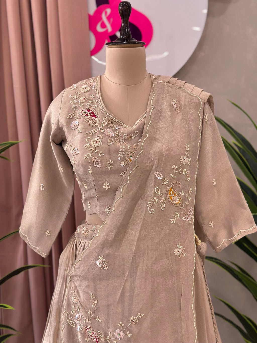 Designer Indo Fusion Lehnga Set
