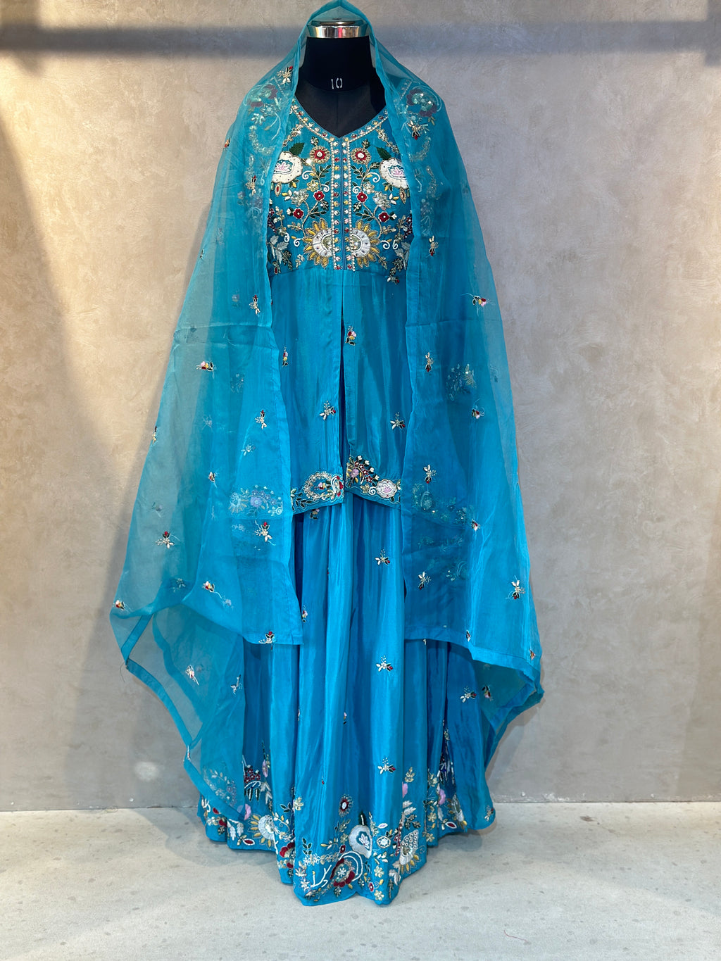 INDO-FUSION PEPLUM LEHNGA SET