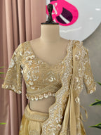 The Golden Grace Designer Lehenga