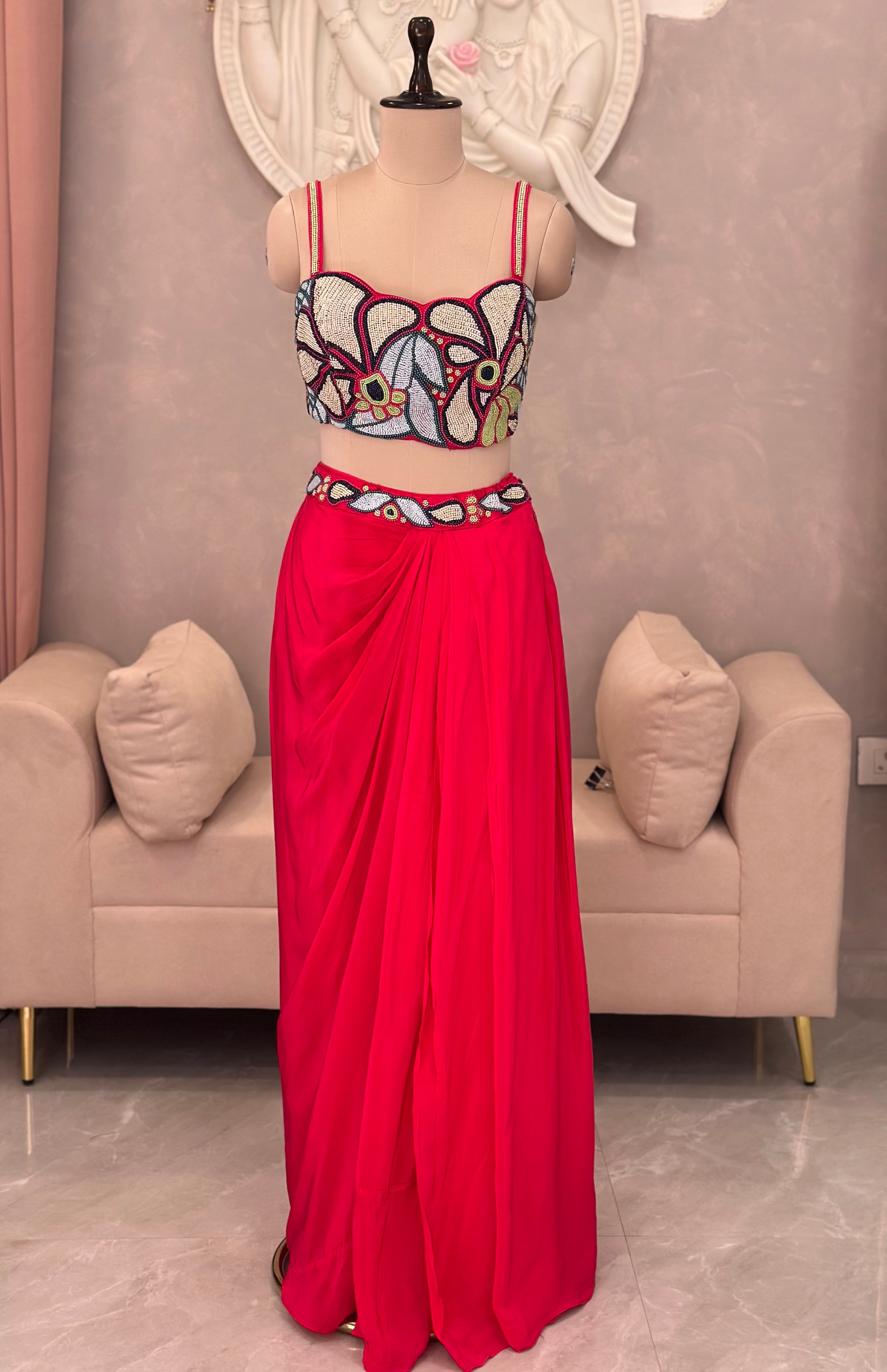 ✨Exclusive Designer Fusion Indo-western Set✨