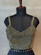Pre Drape Saree With Heavy Blouse