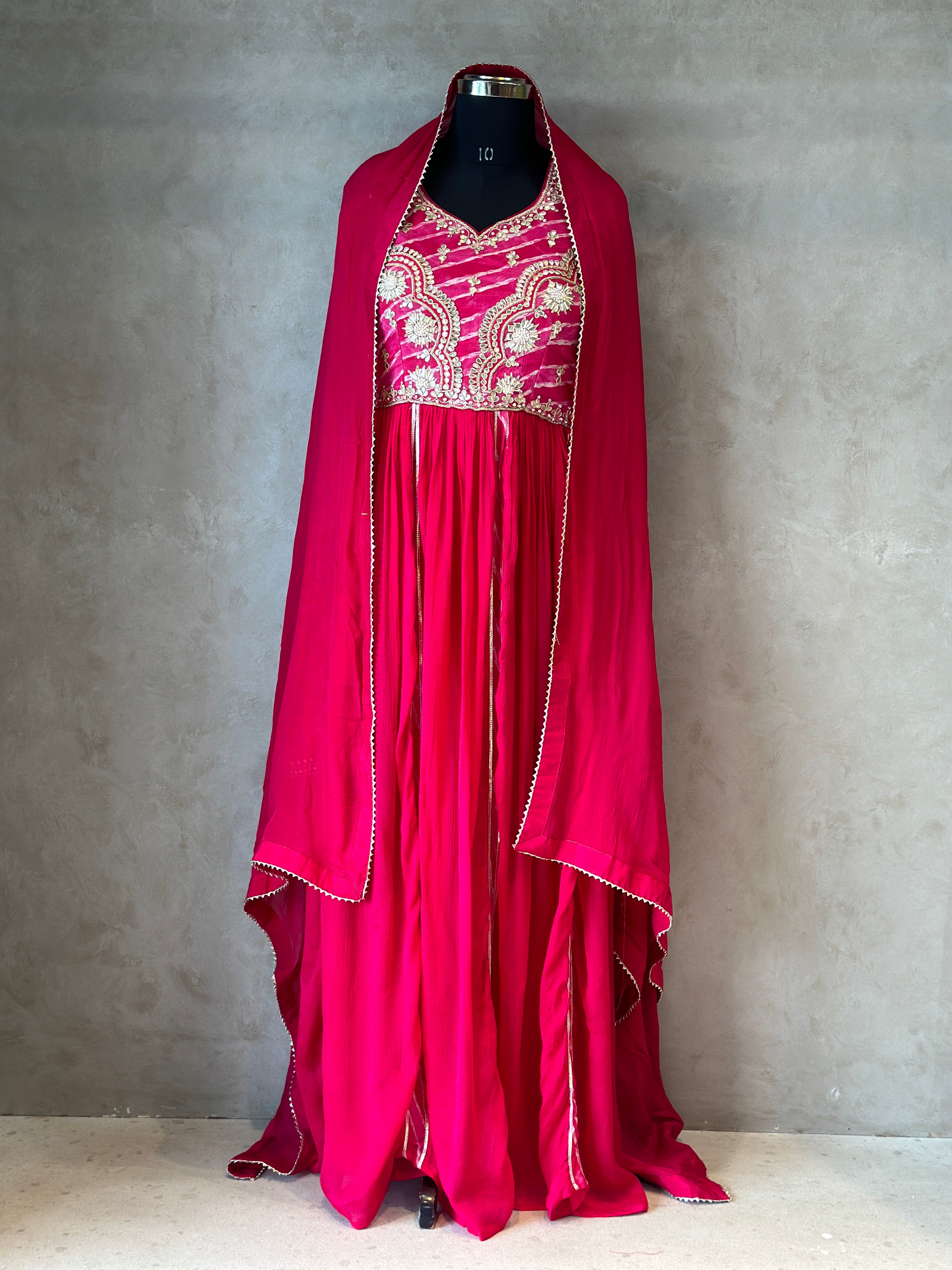 BRIDE SPECIAL LAHARIYA HANDWORK SUIT