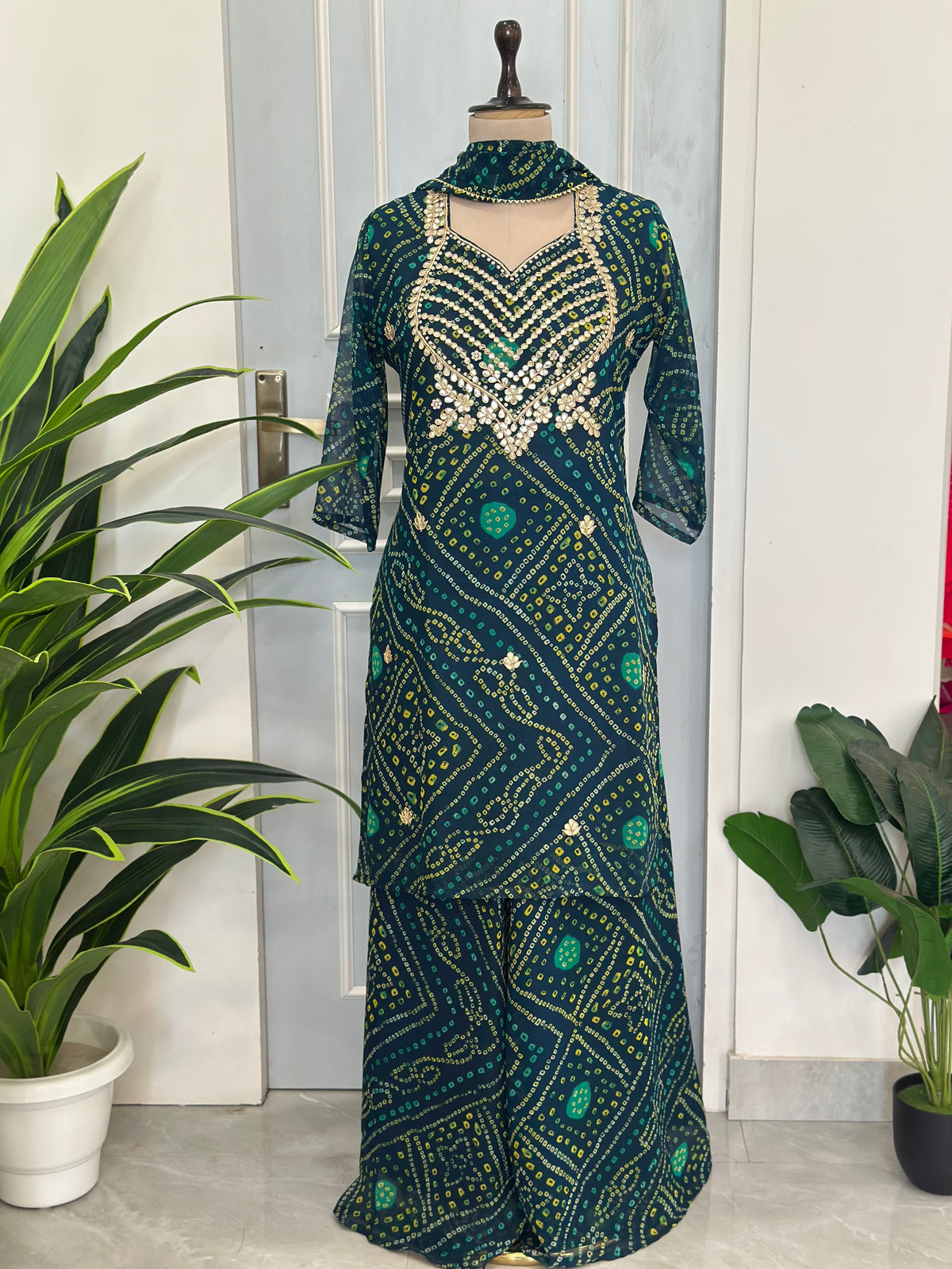 Royal Bandhej Palazzo set Collection