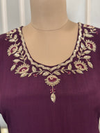 Premium Handwork Kurta Set with Dupatta In Plus Size