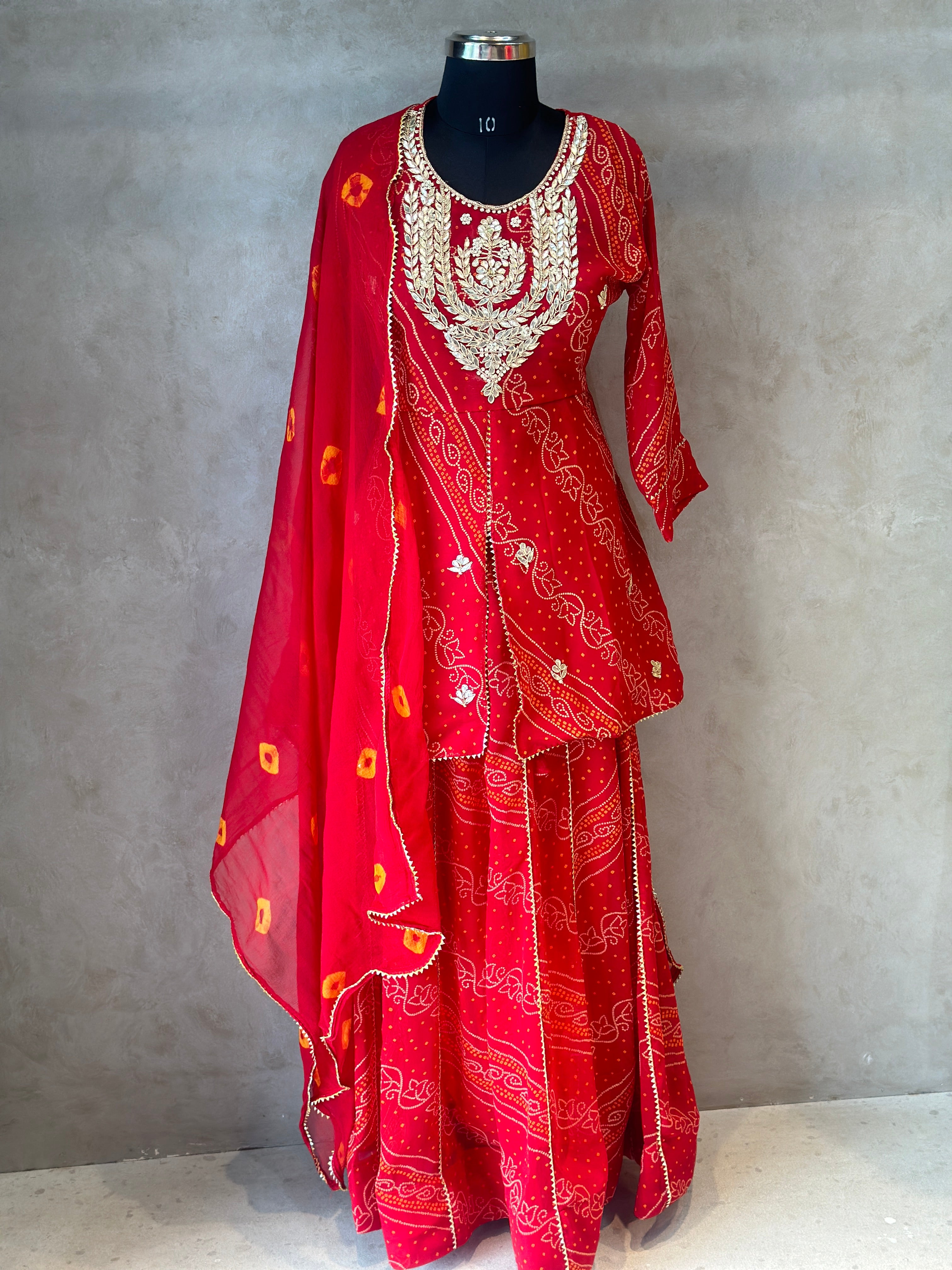 BHANDEJ SPECIAL HANDWORK SKIRT SET