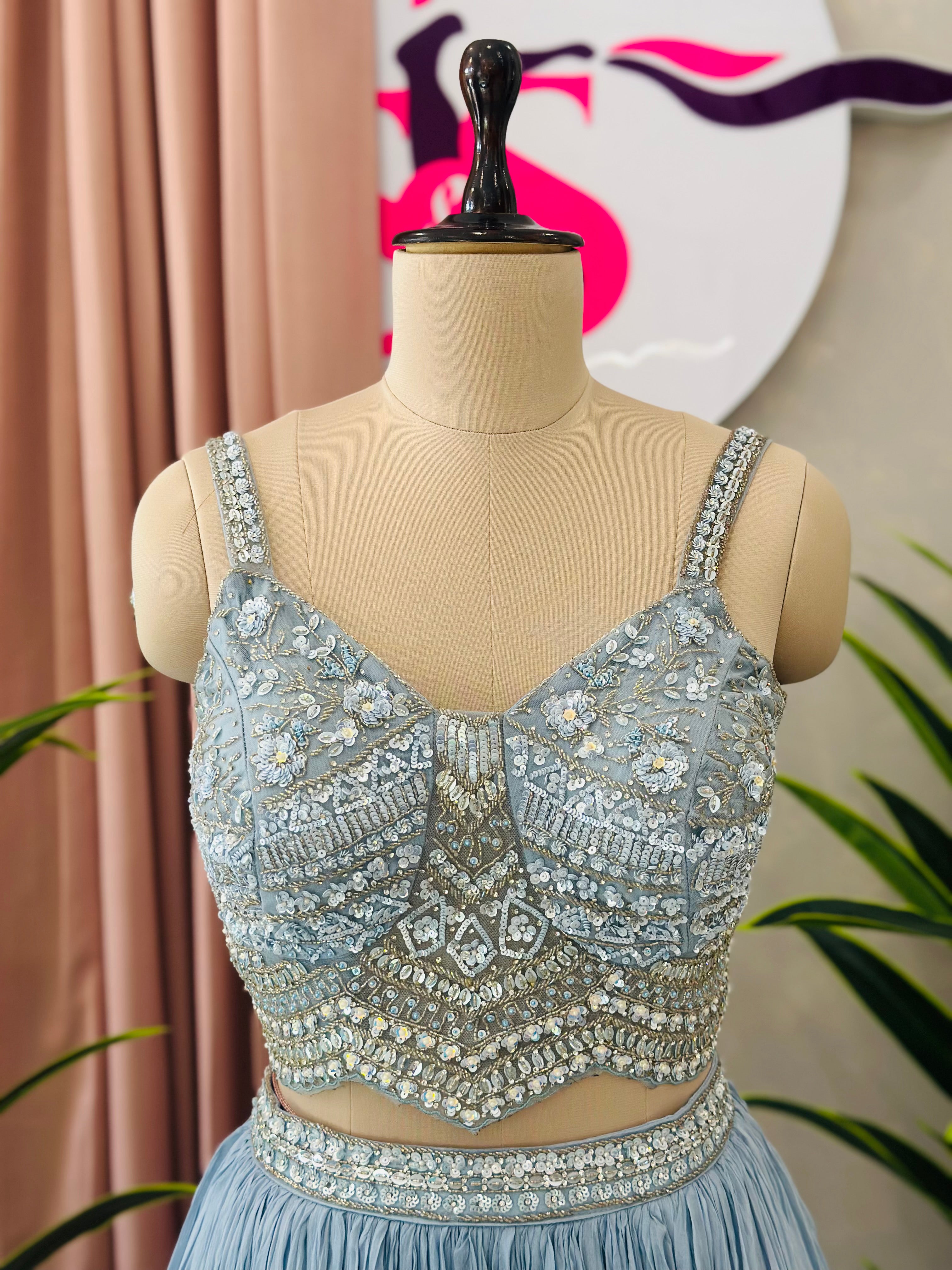 Most Elegance Indo Fusion Lehnga Set