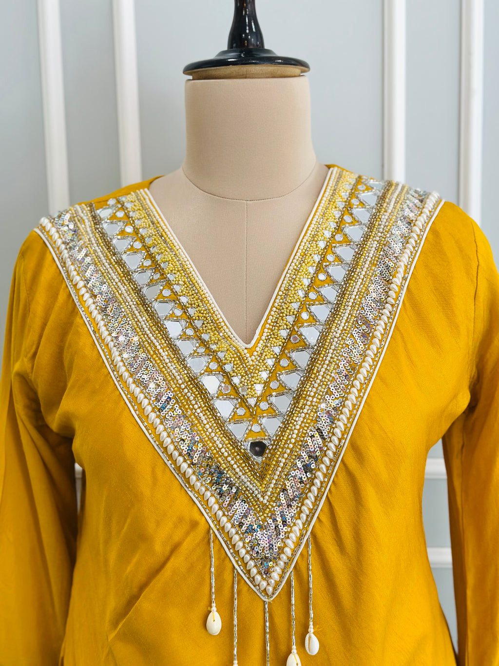 Layered Handwork Detailing Co-ord Set