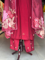 HAND EMBROIDERED STRAIGHT SUIT SET