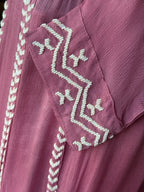 PURE CHINON FORNT CUT SUIT SET