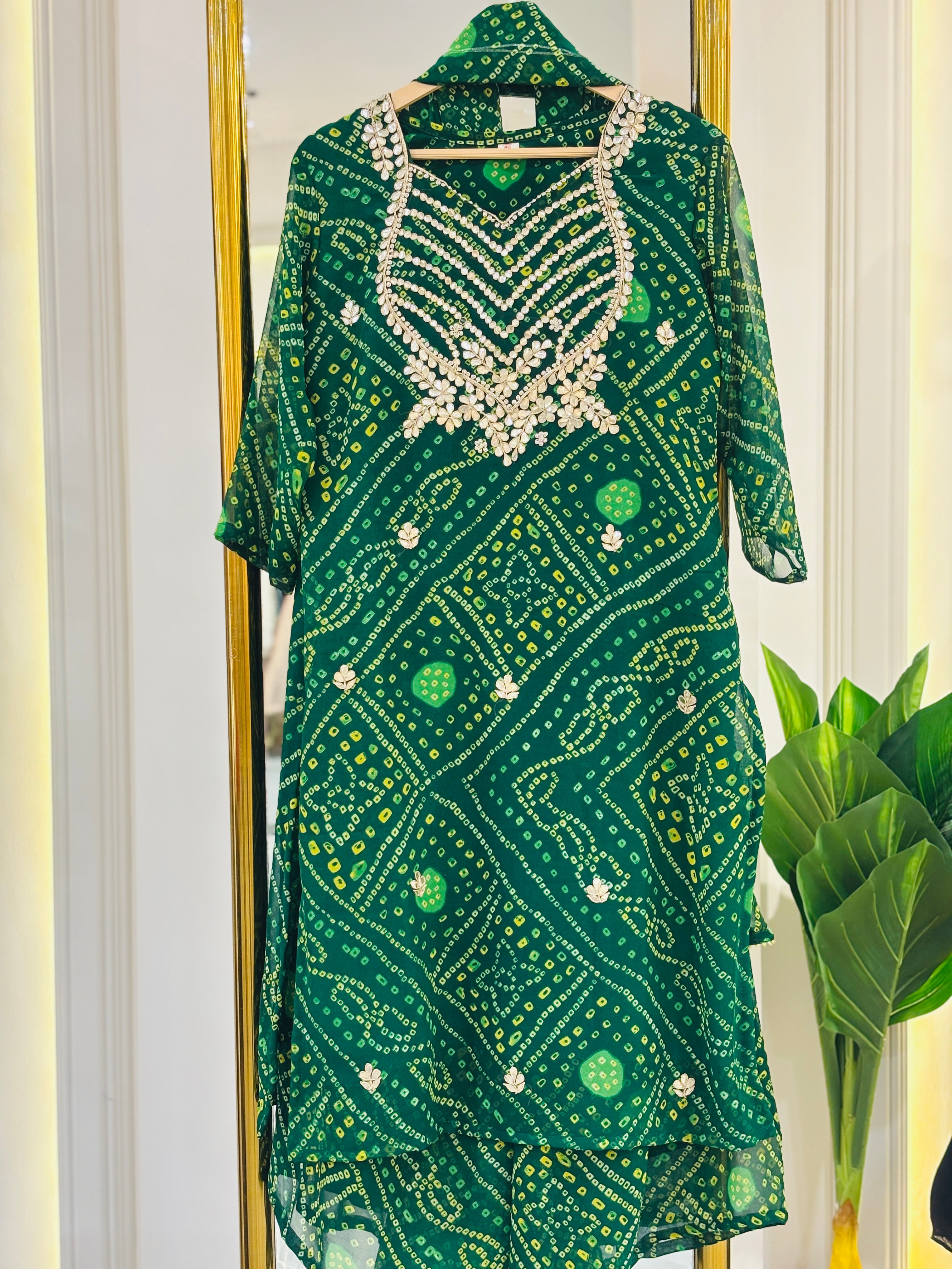 Royal Bandhej Palazzo set Collection