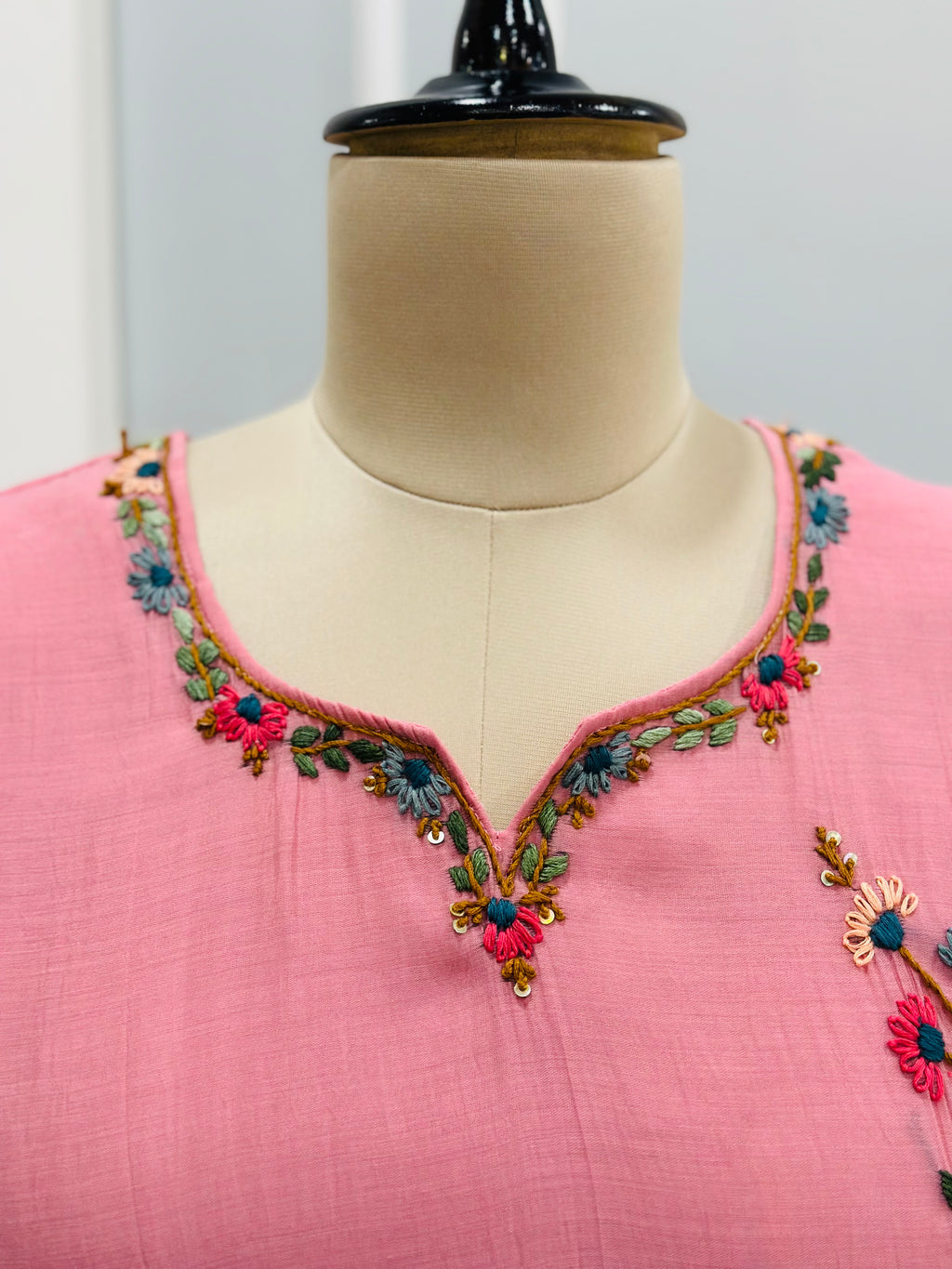 Beautiful Hand Embroidered Kurta Set