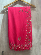 GEORGETTE HANDWORK SAREE