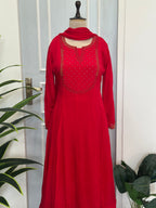 ✨ Elegant Festive Anarkali Ensemble ✨