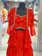 BHANDEJ LEHNGA WITH SHURG SET